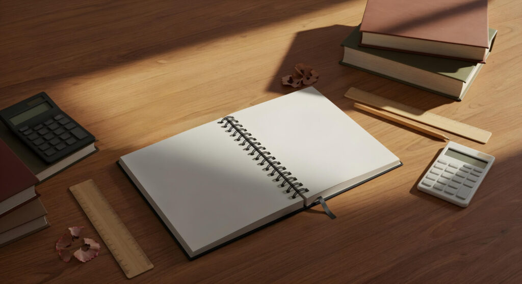 Cahier de liaison ouvert pour le suivi quotidien d'une personne âgée à domicile 